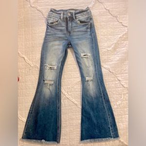 KanCan Signature High Rise Flare Stretch Jean from the Buckle 
Like new